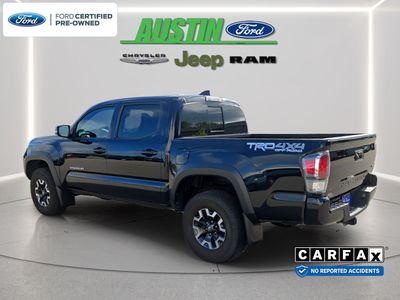 2021 Toyota Tacoma — rear three-quarter view