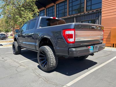 2021 Ford F-150 — rear three-quarter view