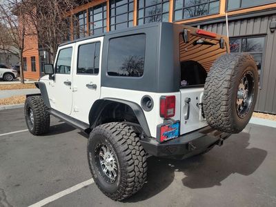 2009 Jeep Wrangler — rear three-quarter view
