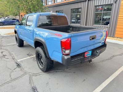 2019 Toyota Tacoma — rear three-quarter view