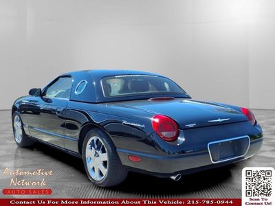 2002 Ford Thunderbird — rear three-quarter view