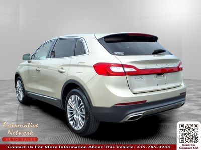 2017 Lincoln MKX — rear three-quarter view