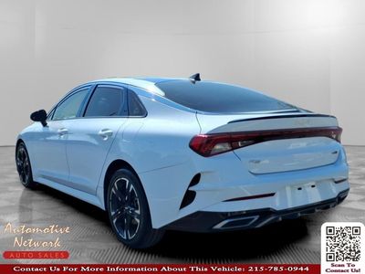 2022 Kia K5 — rear three-quarter view