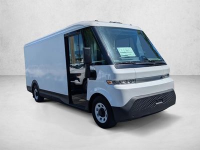 2024 BrightDrop Zevo 600 — rear three-quarter view
