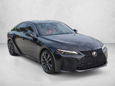 2023 Lexus IS 350 — rear three-quarter view