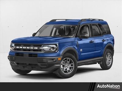 2023 Ford Bronco Sport Big Bend 4x4 in Atlas Blue Metallic — front three-quarter view