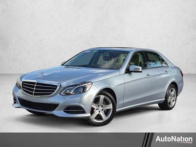 2014 Mercedes-Benz E-Class E 350 Sport in Blue — front three-quarter view