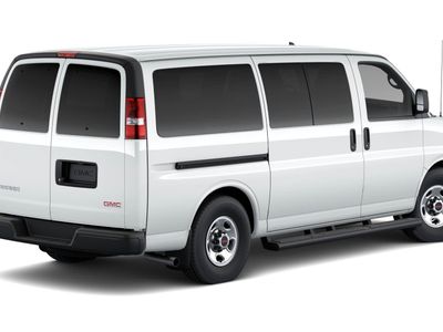 2025 GMC Savana Passenger — rear three-quarter view