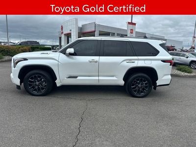 2025 Toyota Sequoia — rear three-quarter view