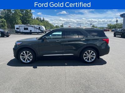 2023 Ford Explorer — rear three-quarter view