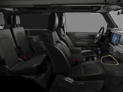 2026 Ford Bronco Badlands in Marsh Gray — front three-quarter view