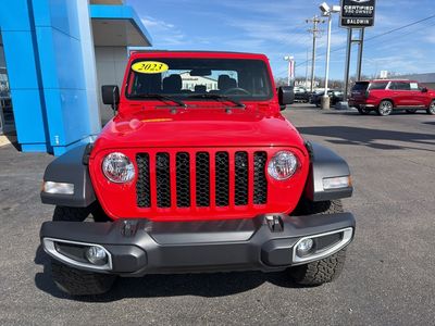 2023 Jeep Gladiator — rear three-quarter view