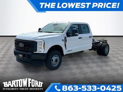 2026 Ford F-350SD XL DRW in Oxford White — front three-quarter view