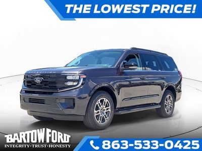 2026 Ford Expedition Active in Gray Metallic — front three-quarter view