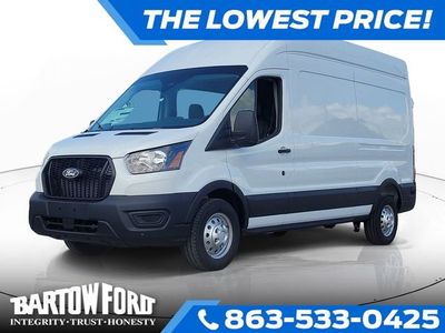 2026 Ford Transit-350 Base in Oxford White — front three-quarter view