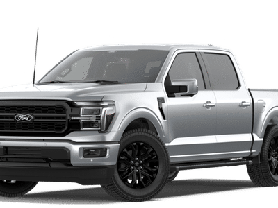 2026 Ford F-150 Lariat 4WD SUPERCREW in Silver Metallic — front three-quarter view