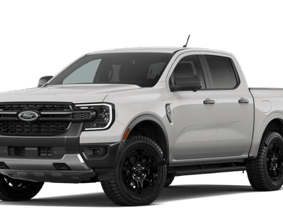 2026 Ford Ranger XLT in Avalanche — front three-quarter view