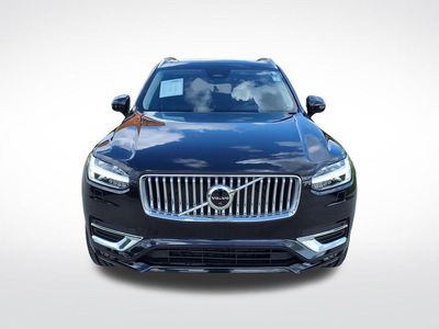 2023 Volvo XC90 B6 Plus 7-Seater in Onyx Black Metallic — front three-quarter view
