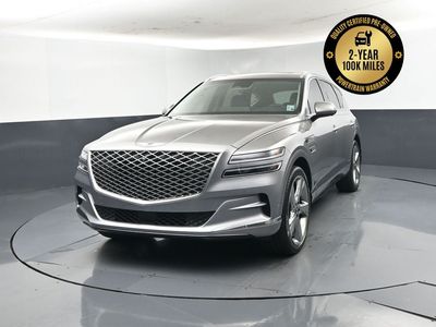 2021 Genesis GV80 — rear three-quarter view