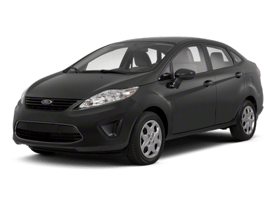 2013 Ford Fiesta SE in Tuxedo Black Metallic — front three-quarter view