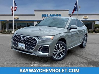 2023 Audi Q5 Sportback Premium Plus 45 TFSI S line quattro S tronic in Gray — front three-quarter view