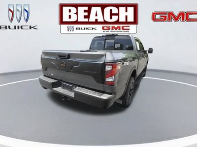 2021 Nissan Titan — rear three-quarter view