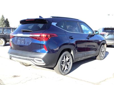 2023 Kia Seltos — rear three-quarter view