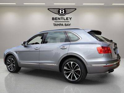 2020 Bentley Bentayga — rear three-quarter view