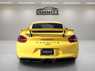 2016 Porsche Cayman — interior view