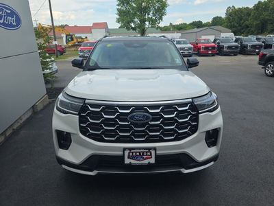 2026 Ford Explorer — rear three-quarter view