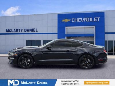 2021 Ford Mustang — rear three-quarter view