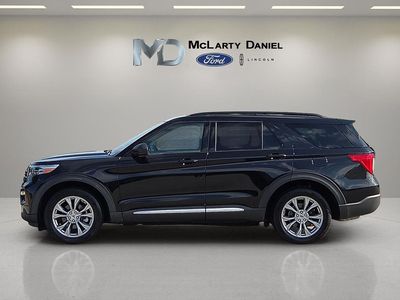 2020 Ford Explorer — rear three-quarter view
