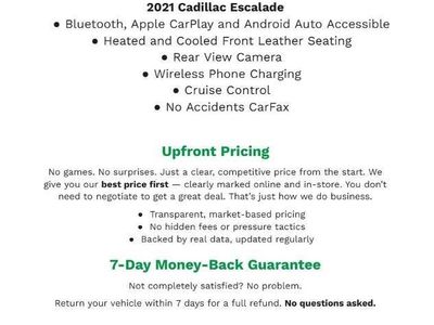 2021 Cadillac Escalade — side profile view