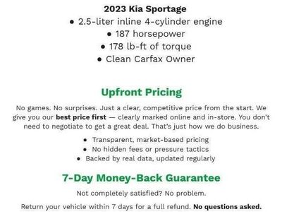 2023 Kia Sportage — side profile view