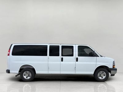 2025 Chevrolet Express Passenger — rear three-quarter view