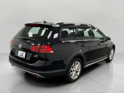 2017 Volkswagen Golf Alltrack — rear three-quarter view