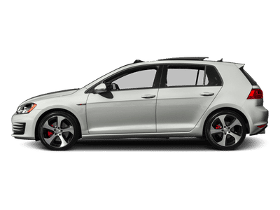 2016 Volkswagen Golf GTI — rear three-quarter view