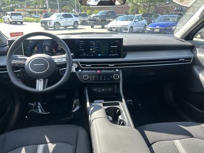 2026 Hyundai Sonata Hybrid — rear three-quarter view