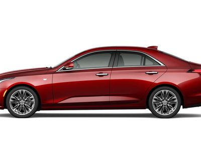 2026 Cadillac CT4 — rear three-quarter view