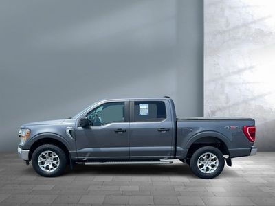 2021 Ford F-150 — rear three-quarter view