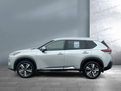 2023 Nissan Rogue — rear three-quarter view