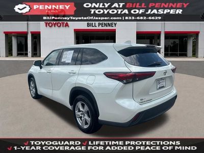 2021 Toyota Highlander — rear three-quarter view