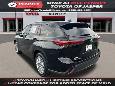 2021 Toyota Highlander — rear three-quarter view