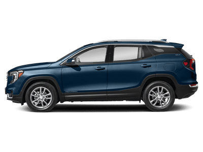 2022 GMC Terrain — rear three-quarter view