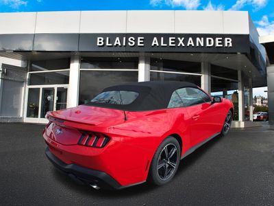 2025 Ford Mustang — rear three-quarter view