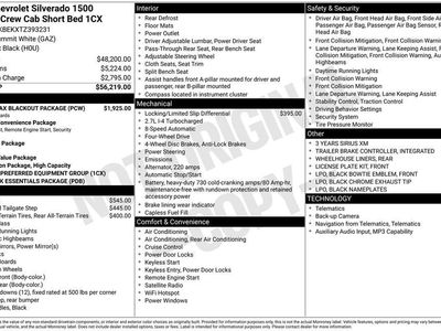 2026 Chevrolet Silverado 1500 — interior view