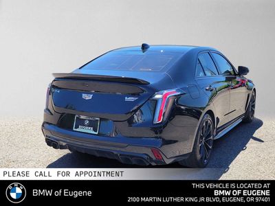 2023 Cadillac CT4-V — rear three-quarter view