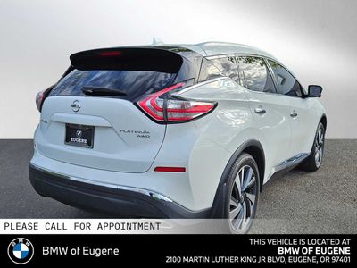 2016 Nissan Murano — rear three-quarter view