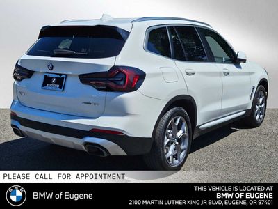 2024 BMW X3 sDrive30i — rear three-quarter view