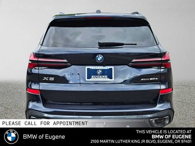 2026 BMW X5 xDrive50e — interior view